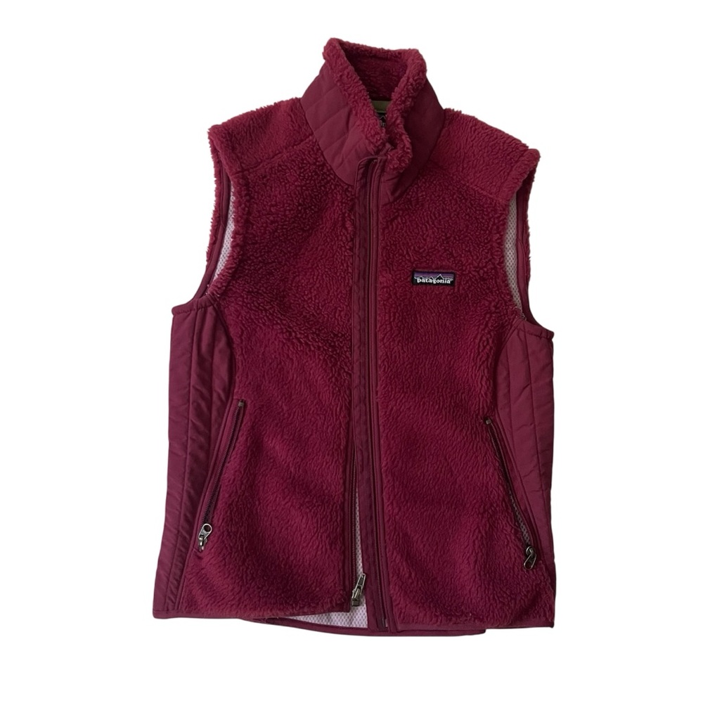 Patagonia Red Quilted Vest Insulated Casual